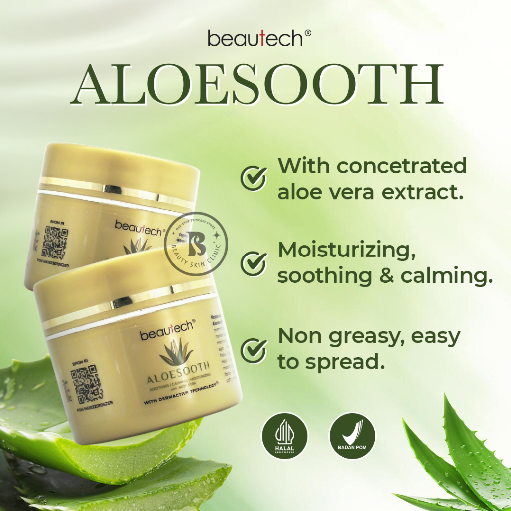 Beautech Aloesooth 10 gr | Moisturizer ekstrak Aloevera