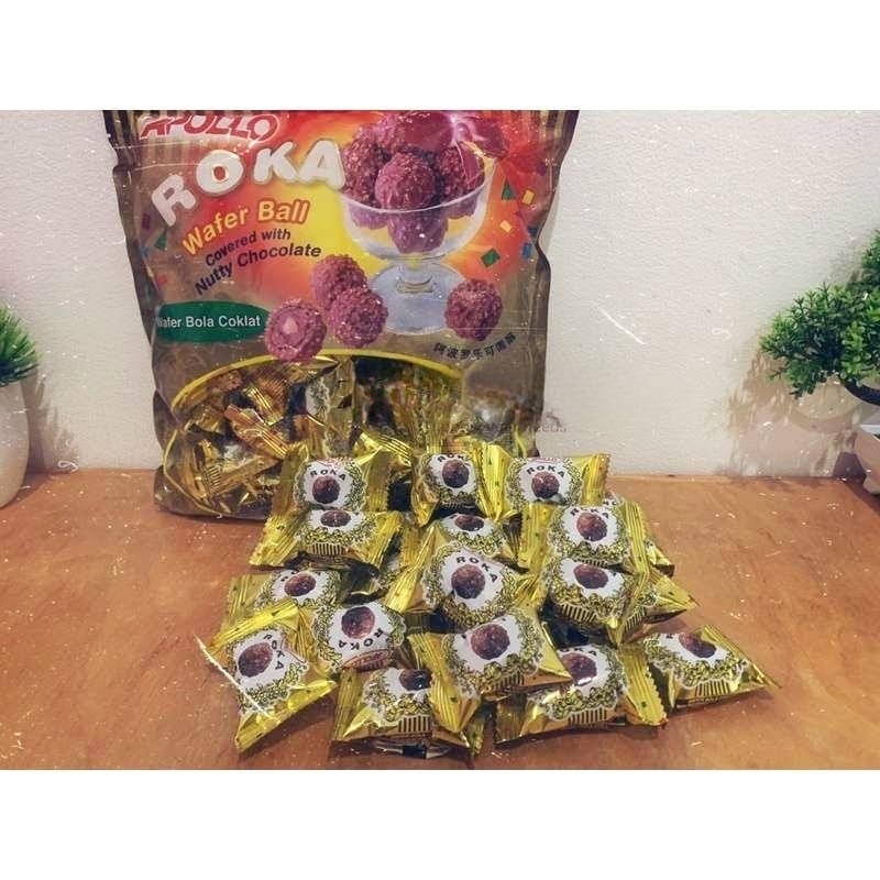 

roka wafer ball revil isi 50pcs | wafer bola rasa rasa