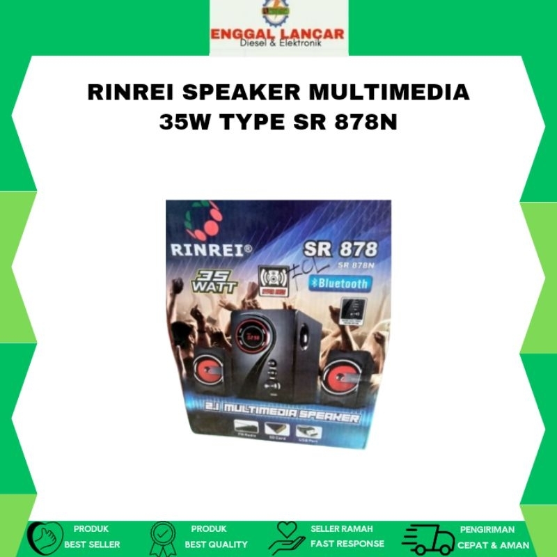 RINREI SPEAKER MULTIMEDIA 35W TYPE SR 878N