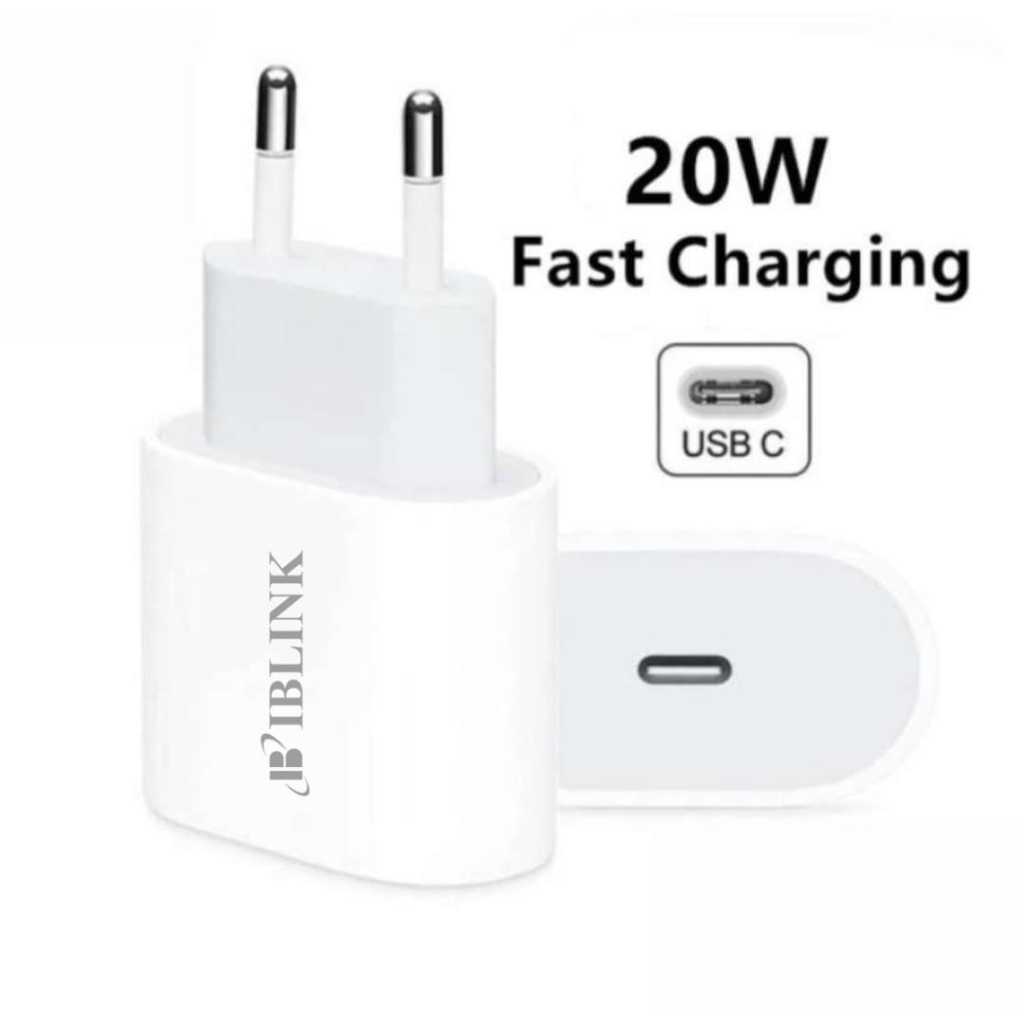 CHARGER 20Watt ADAPTOR / 20W PD FAST CHARGING / USB C / TYPE-C / Tipe-C to Lightning iph BATOK / CAS