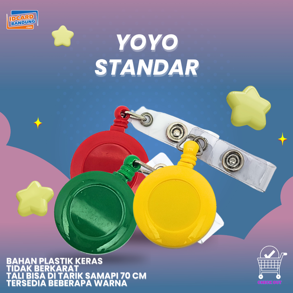 

Yoyo Tali Id Card Gantungan ID CARD Hang Tag Name Tag STANDARD