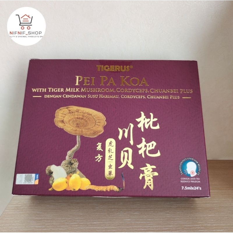 Tigerus Pei Pa Kao Obat Batuk 24 sachet