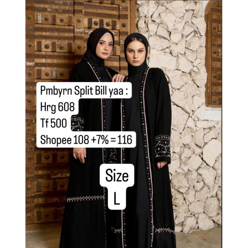 Aghnia Abaya Dress Size L by Javina