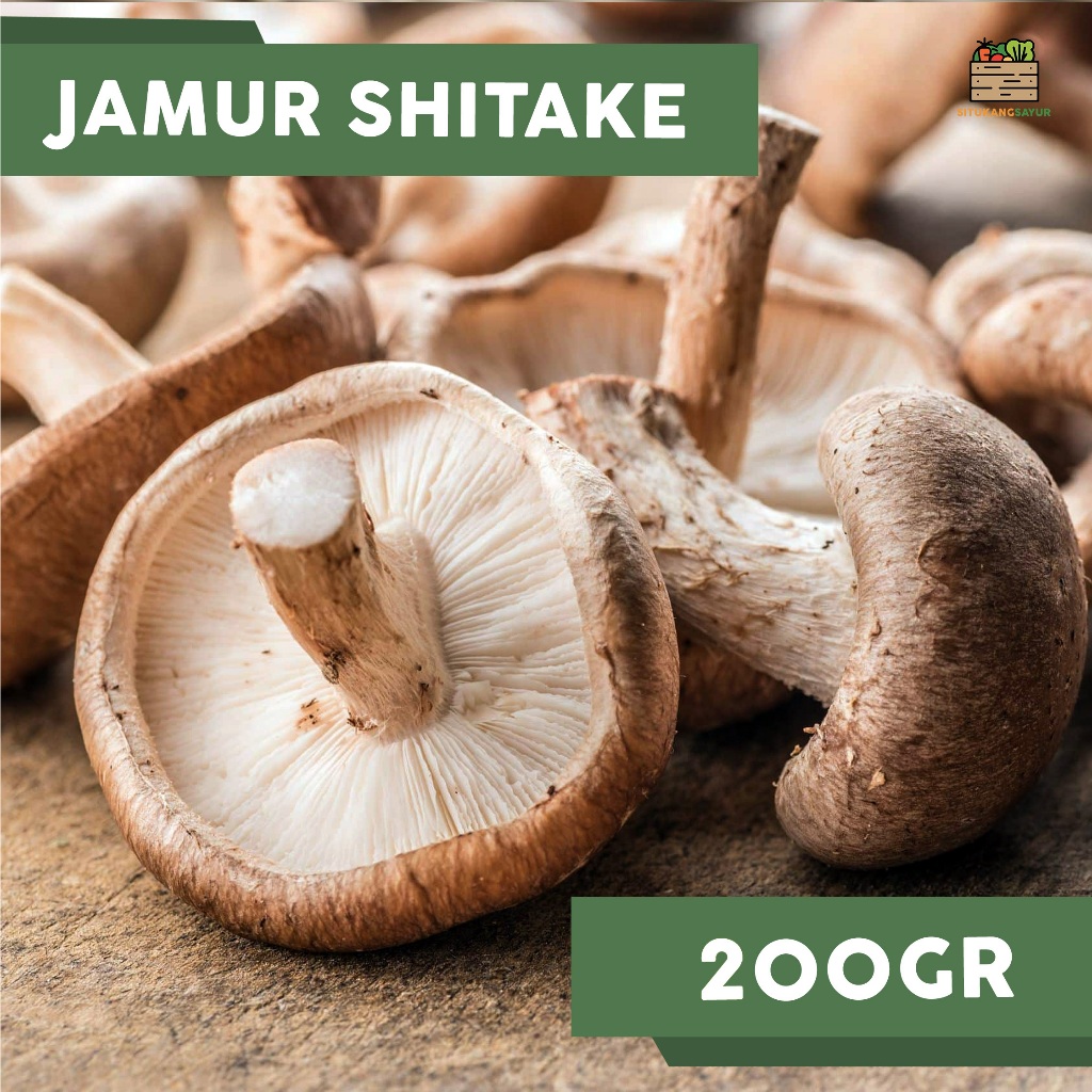 

Jamur Shitake | 200gr (Kota Bandung & Sekitar)
