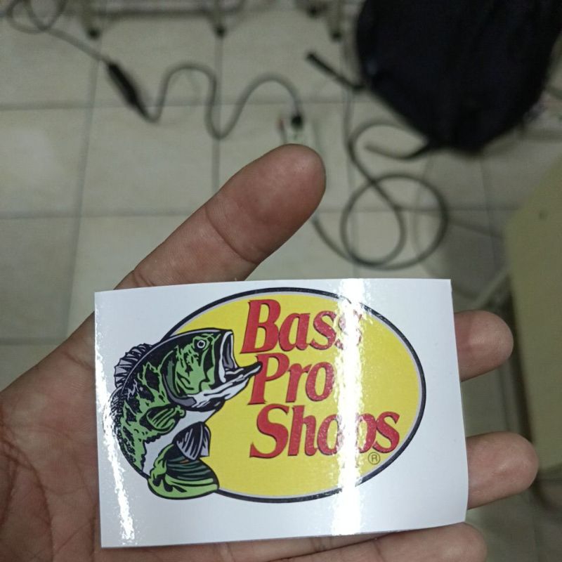 sticker mancing bass pro shop