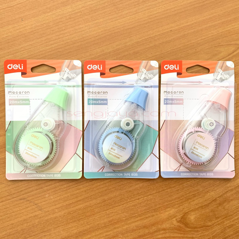 

Deli Correction Tape Macaron/Tipe X 8135 - Biru Muda
