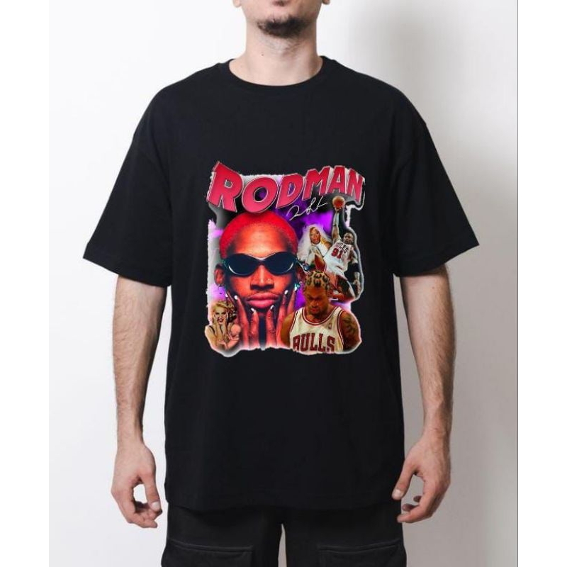 Kaos T-shirt RODMAN original cotton combed 24s