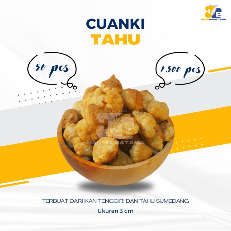 

Cuanki Tahu 1500 Buah (BALL)