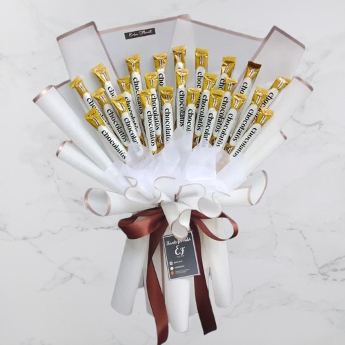

SWEET - Snack Bouquet Chocolattos / Buket makanan /Buket Snack untuk Wisuda / Hari Ibu / Ulang Tahun / Hadiah / Anniversary / Valentine