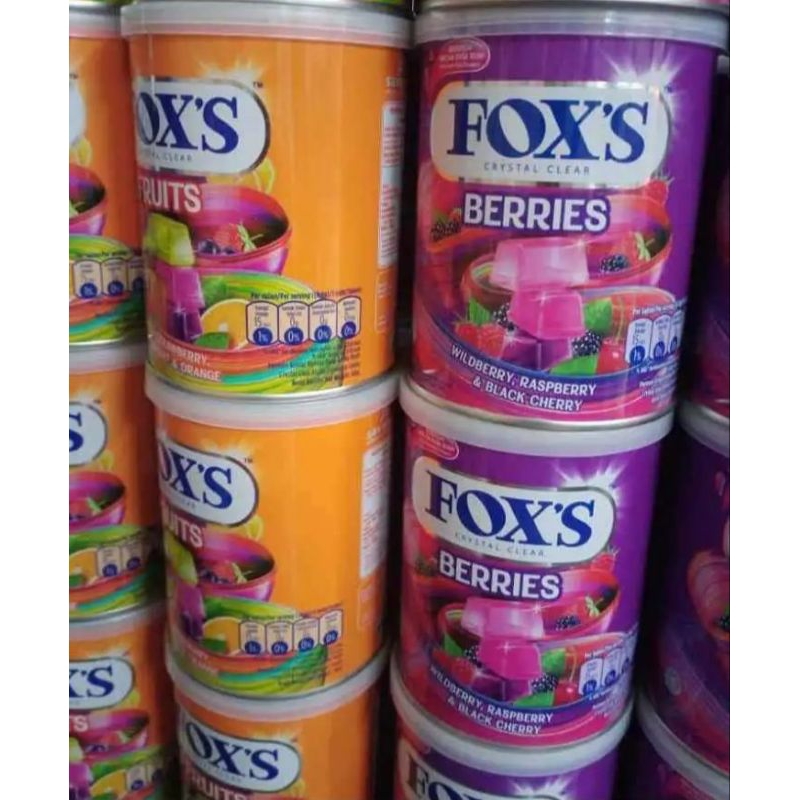 

permen foxs kaleng 180 gram