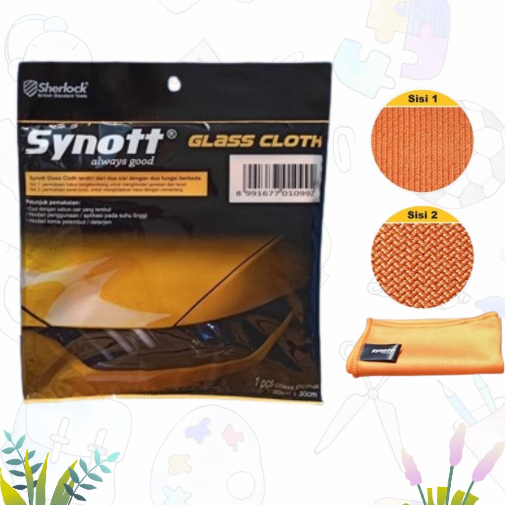 Kain Lap Microfiber Synott, Kain Lap anti Gores Baret