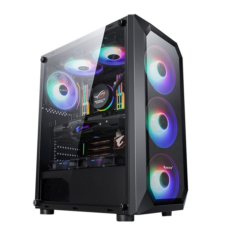 Casing Case Desktop Gaming PC Komputer Huntkey