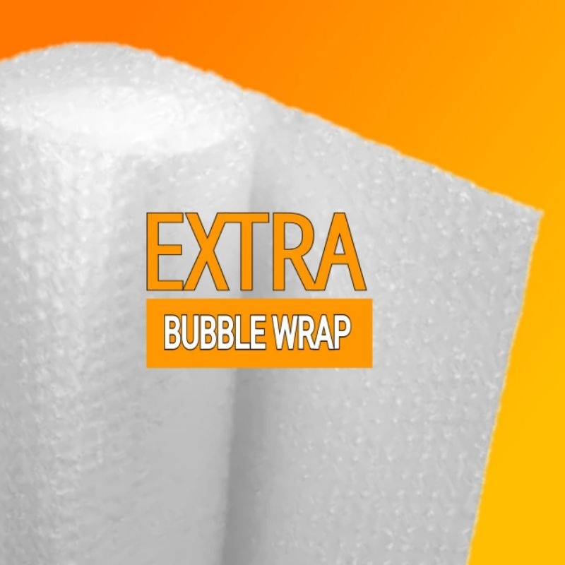 

Tambah bubble wrap untuk paket anda