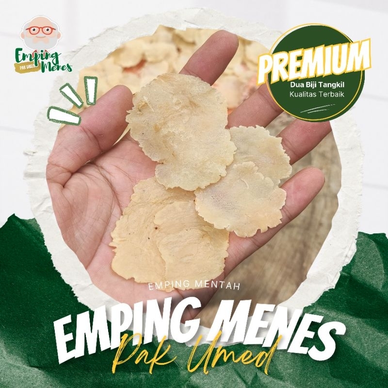 

Emping Melinjo Mentah Premium | 3kg | Emping Menes Pak Umed