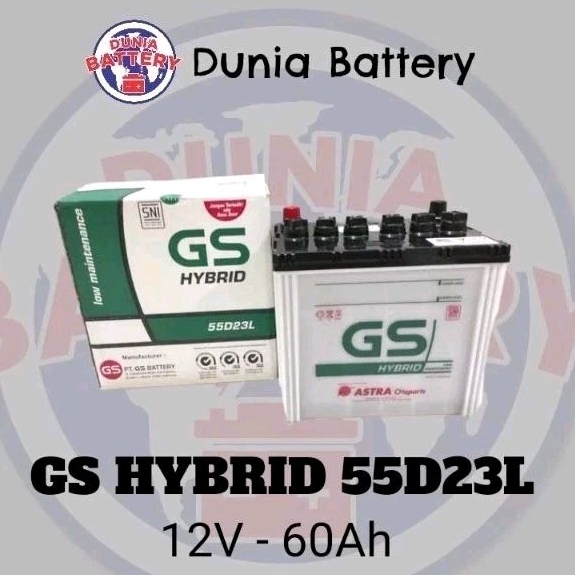Aki Basah GS HYB 55D23L Original