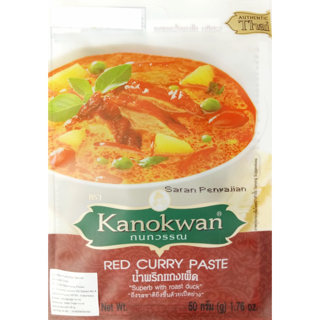 

KANOKWAN RED CURRY 50GR