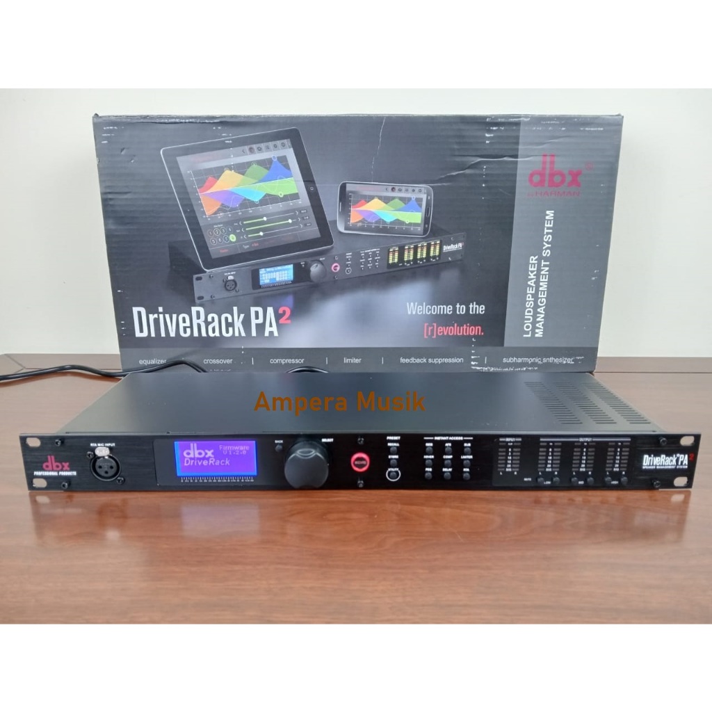 MANAGEMENT DBX PA2 DRIVERACK SPEAKER MANAGEMEN DBX PA 2