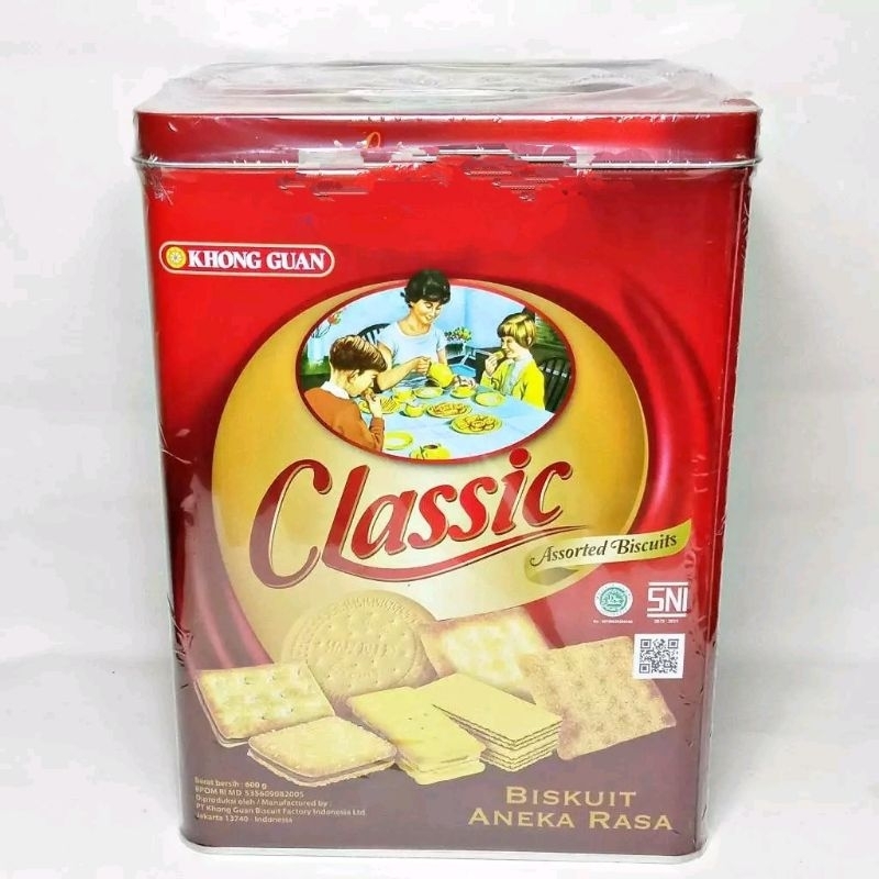 

Khong Guan assorted biscuit classic segi 600gr biskuit kaleng khong guan classic 600 gram