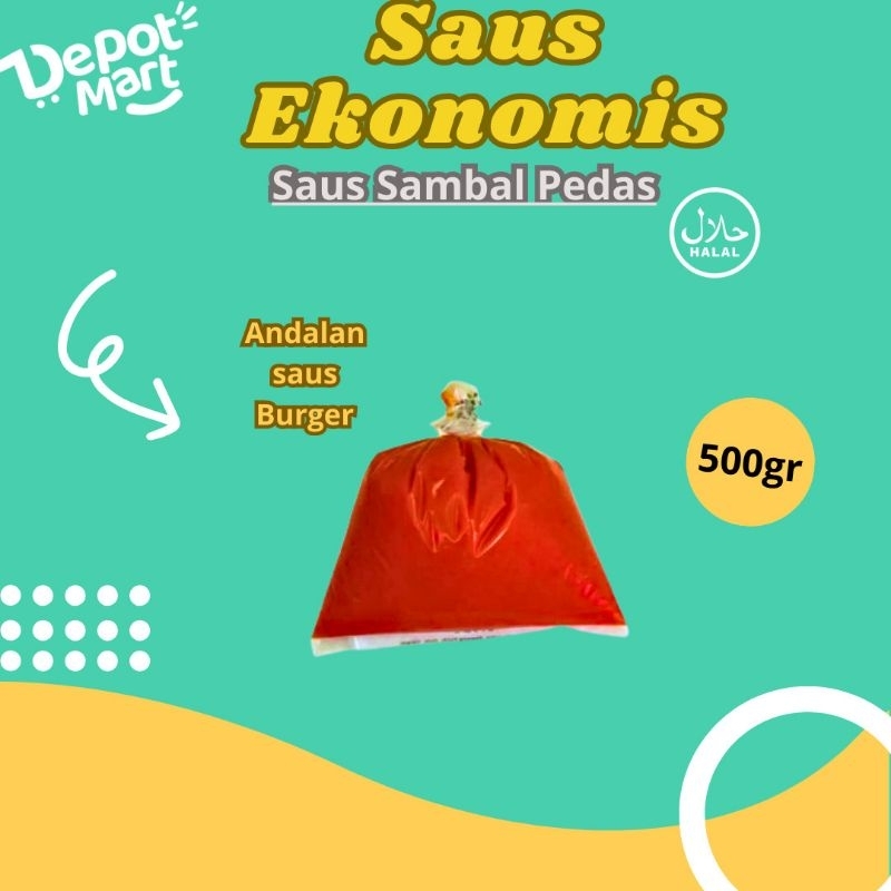 

Saus Ekonomis Saos Cabe Khusus Burger 500 Gr