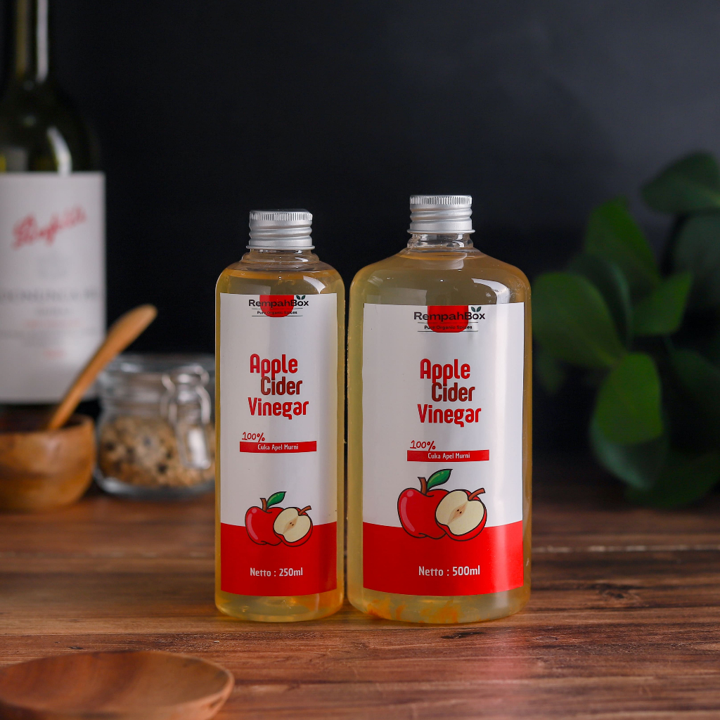 

Rempah Box Cuka Apel Vinegar With Mother Asli Organik Tanpa Campuran