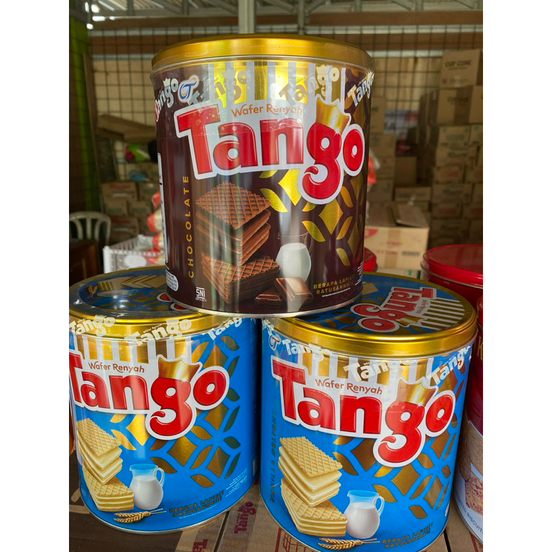 

Tango kaleng 270 g & 290 g Rasa Coklat dan Vanilla Tango