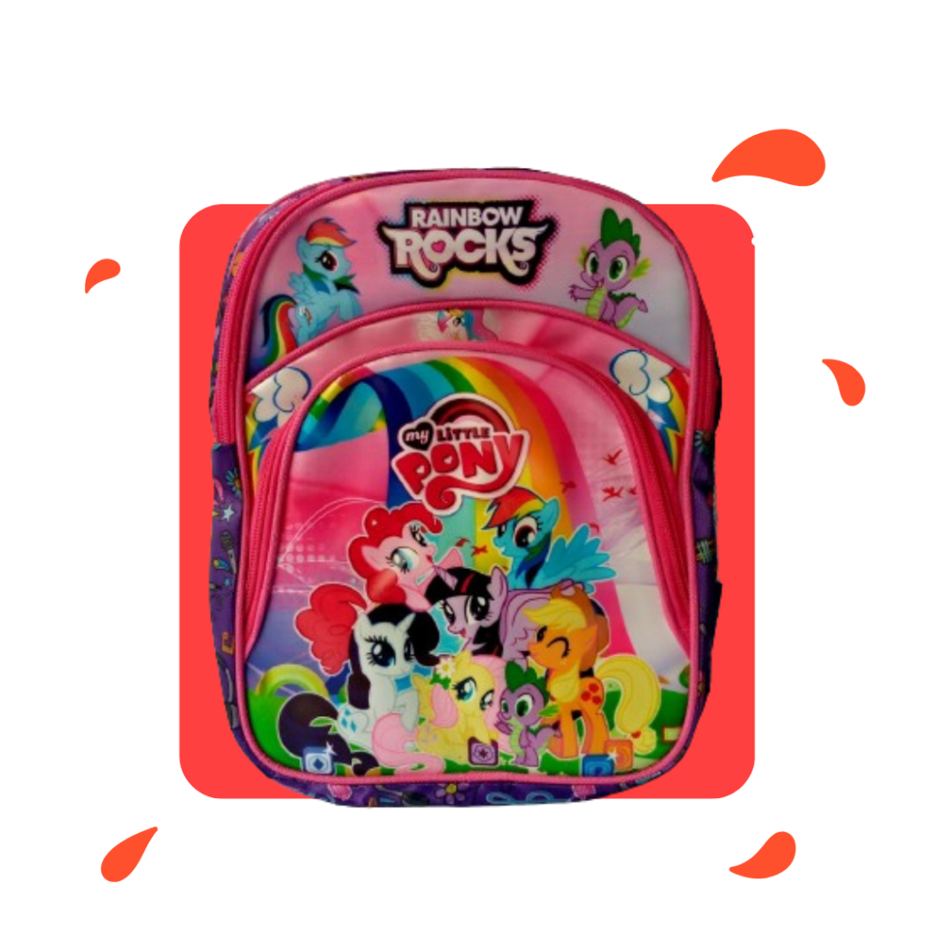 Tas Anak Perempuan Motif Kuda Poni Sekolah Paud Tk | Tas Anak Ransel Perempuan Kuda Poni Paud Tk Kel