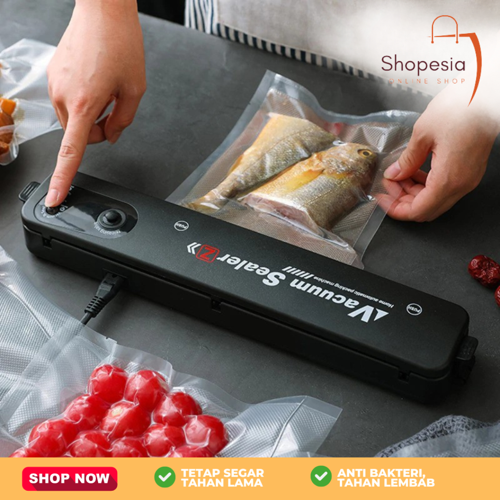 ALAT VACUM SEALER | VACUUM SEALER MAKANAN | VACUUM SEALER PLASTIK | PEMBUNGKUS MAKANAN