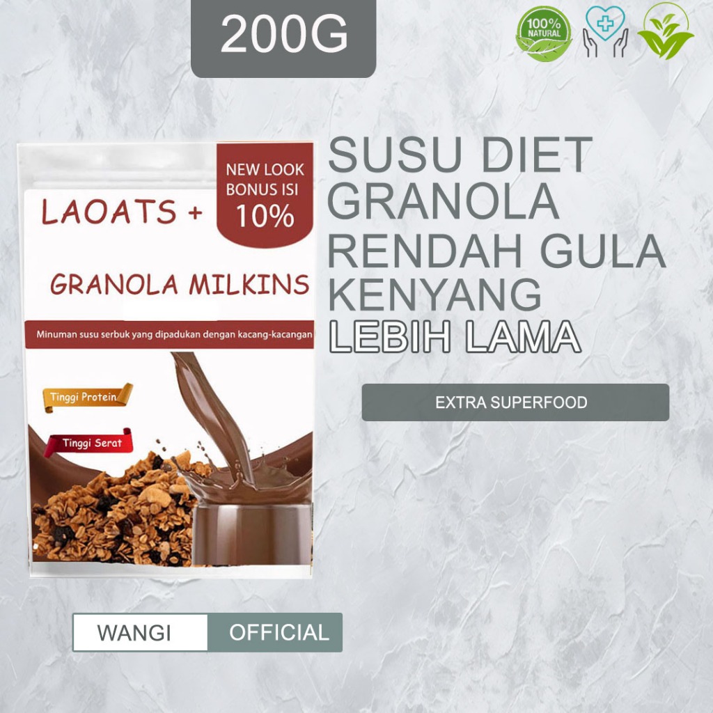 

Minuman penurun berat badan pelangsing badan pembakar kalori susu rendah lemak granola diet susu pelangsing badan Laoats