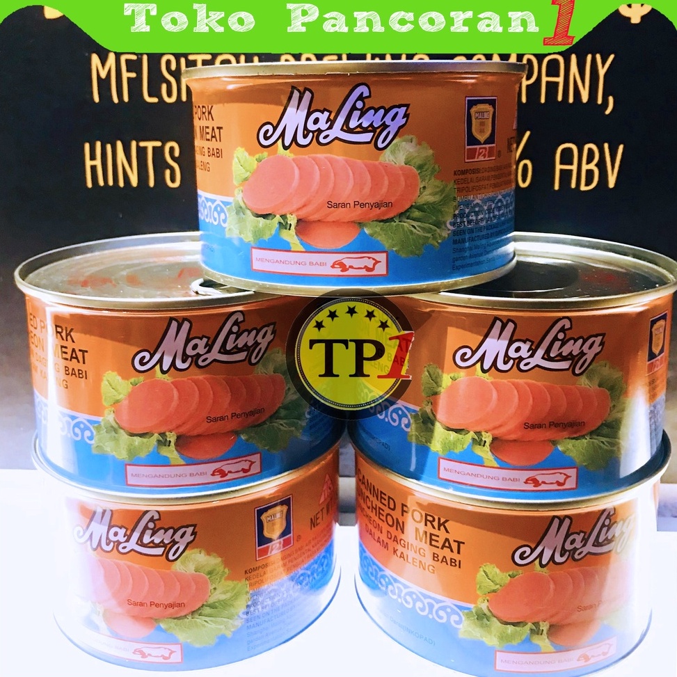 

RAO465 GROSIR Maling TTS 397gr Luncheon Pork Meat Ma Ling Ham Daging Babi Maling NON HALAL