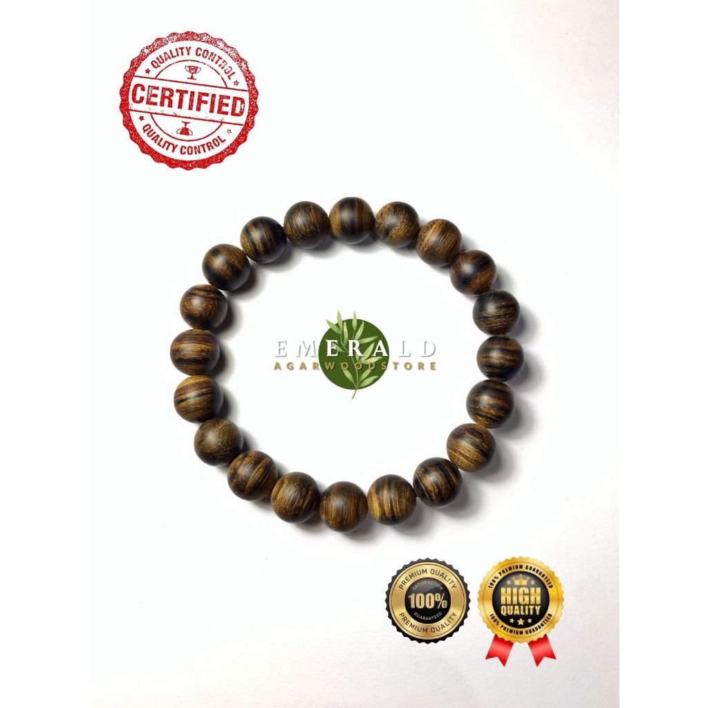 Gelang Gaharu Triple Super King Grade - 10mm