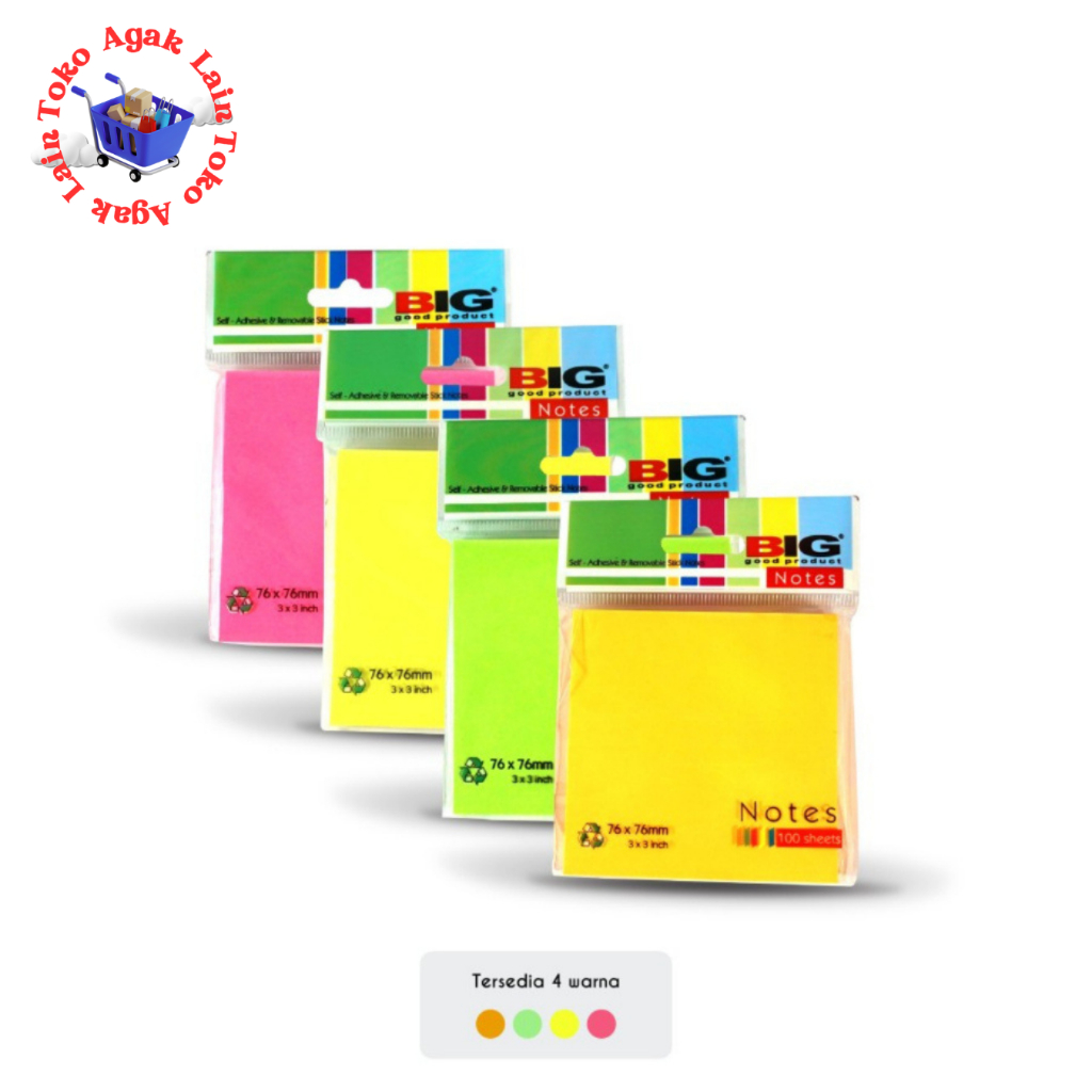 

Sticky Notes BIG Memo Tempel 76X76