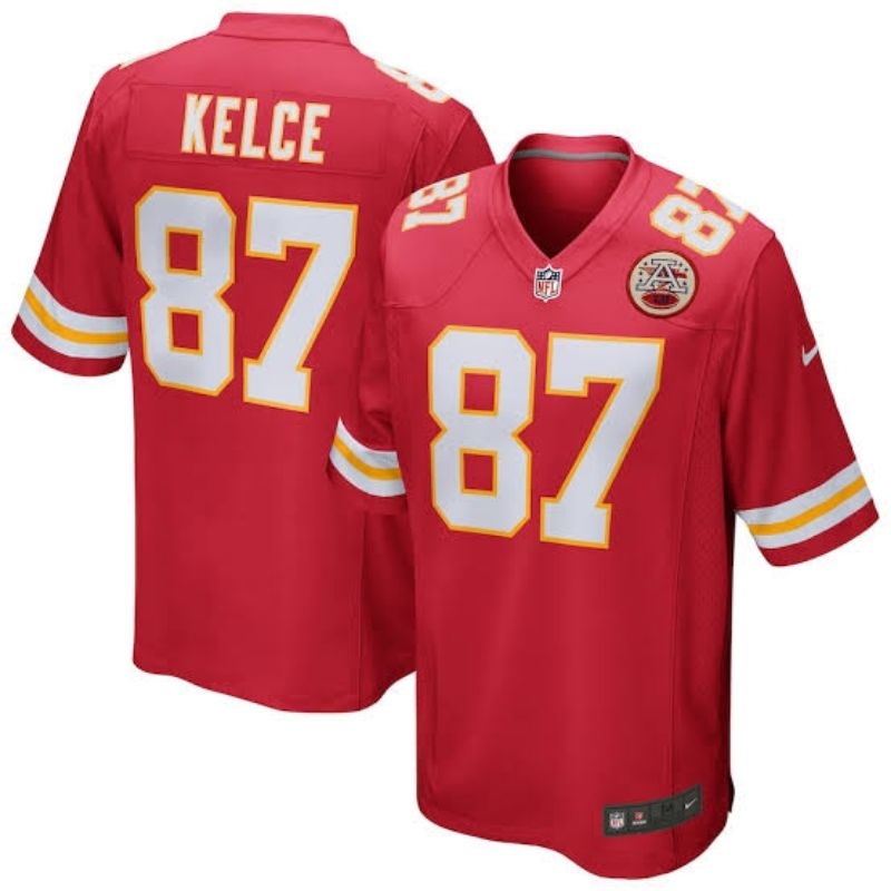 Jersey NFL Chiefs Travis Kelce 87 New Jersey nfl