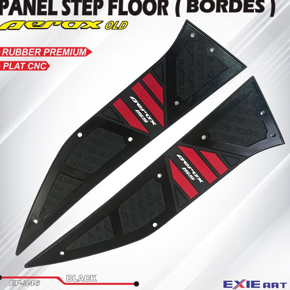 Stok Terbatas Bordes Aerox OLD  Karpet Karet Aerox 155  Aksesoris Aerox 155  Pijakan Kaki Aerox 155 