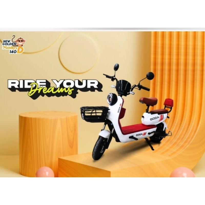 Sepeda Listrik Goda Monkey GD140D GD 140 D