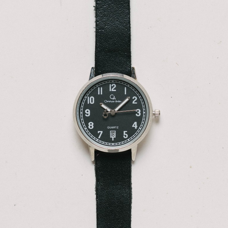 Jam Tangan Kulit Wanita Christyan Arden BELEN CA3106 Black Dial - Black Strap - Ramadan Special