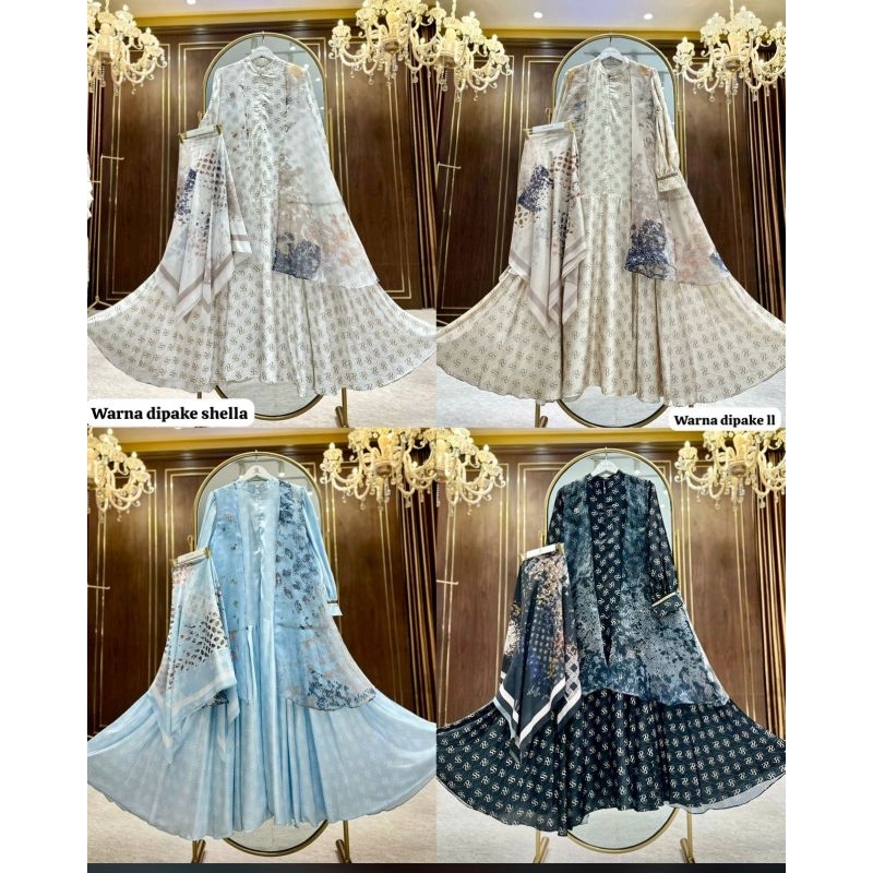 SHELLASAUKIA DRESS LUCINTA LUNA