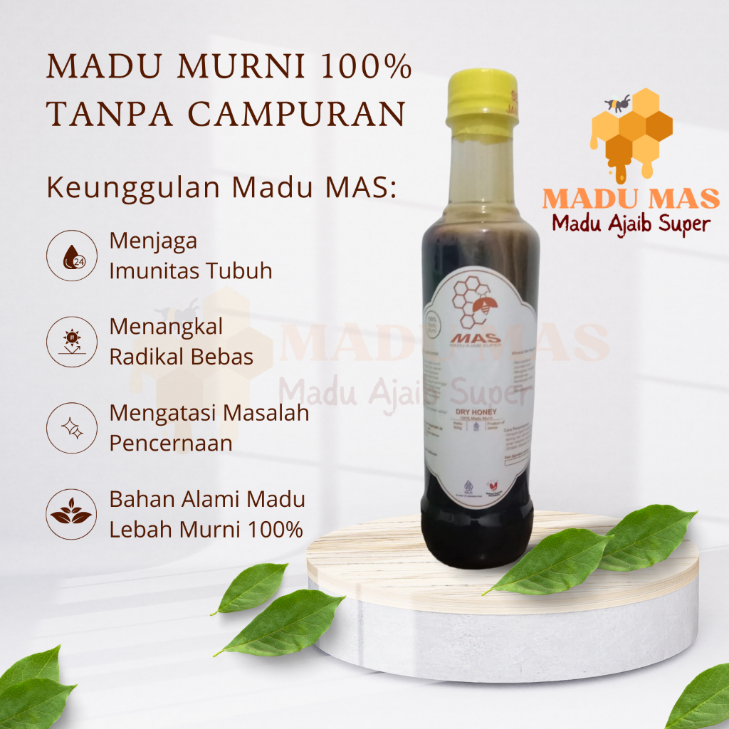 

Madu MAS (Madu Ajaib Super) 100% Madu Murni Tanpa Campuran