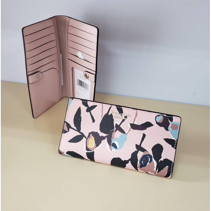 KS cameron large slim bifold wallet 17x9 cm