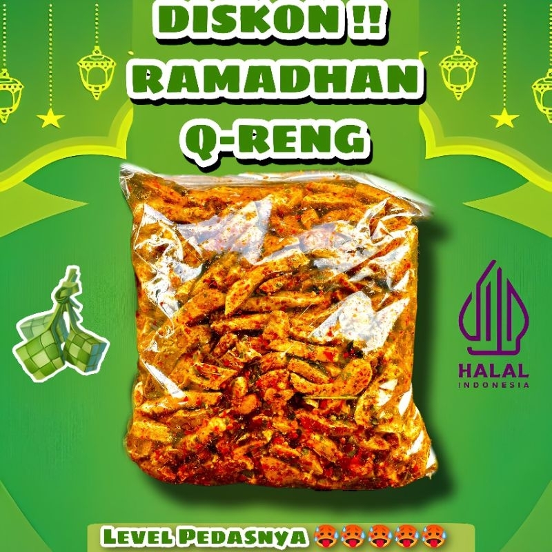 

BARENG PEDAS DAUN JERUK BUMBU MELIMPAH 500gram - Cemilan Makanan
