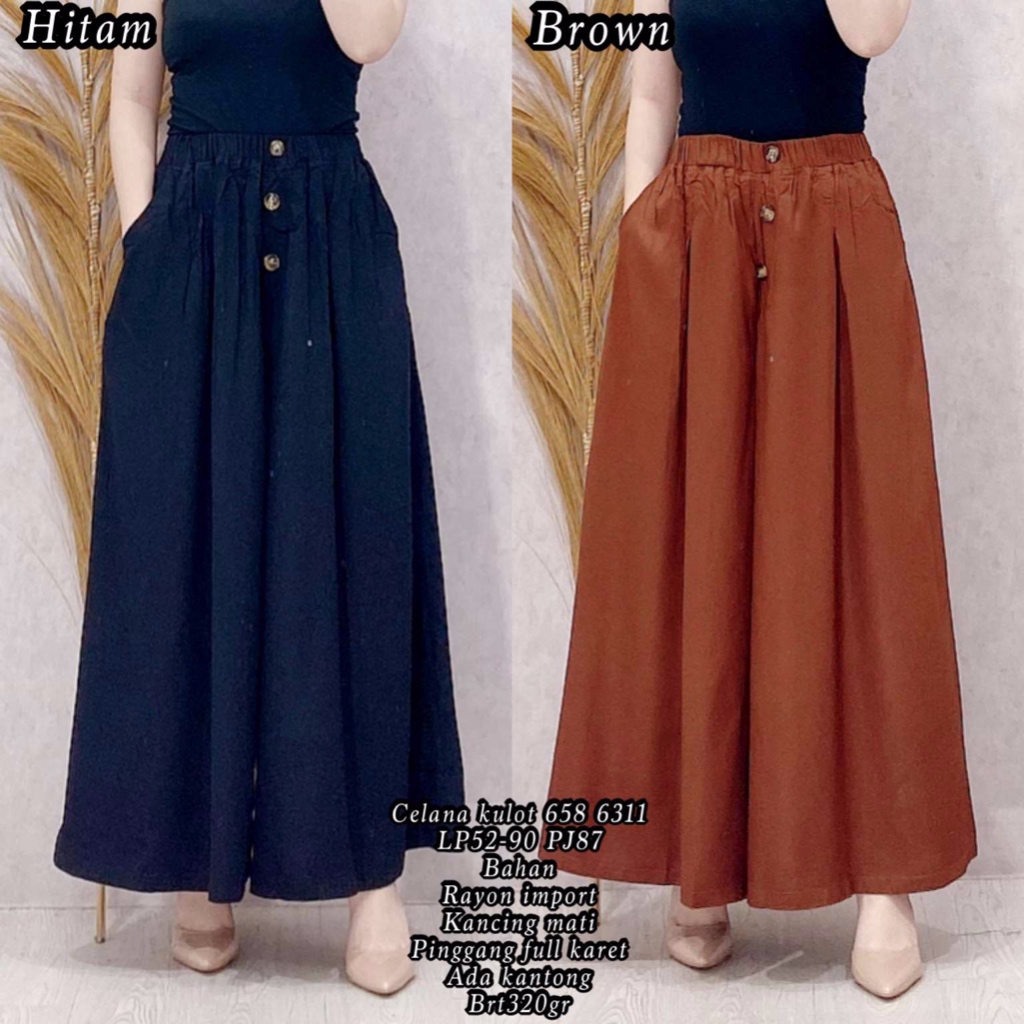 CELANA KULOT 658 6311 RAYON IMPORT