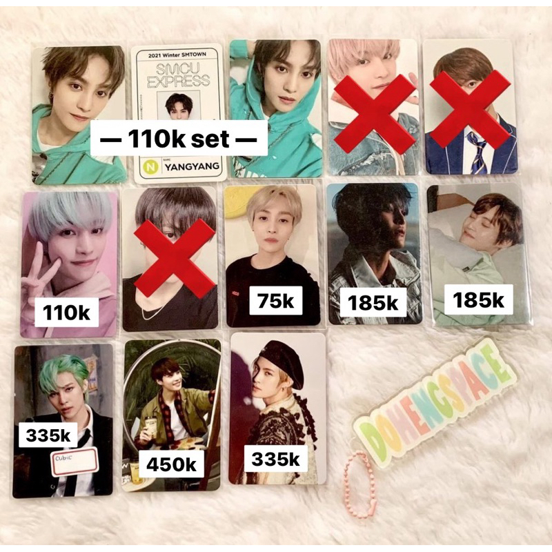nct wayv yangyang smcu express day ver pass card smtown winter album lucky draw universe resonace po