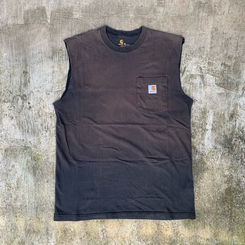 Carhartt K87 BLK pocket tee faded original