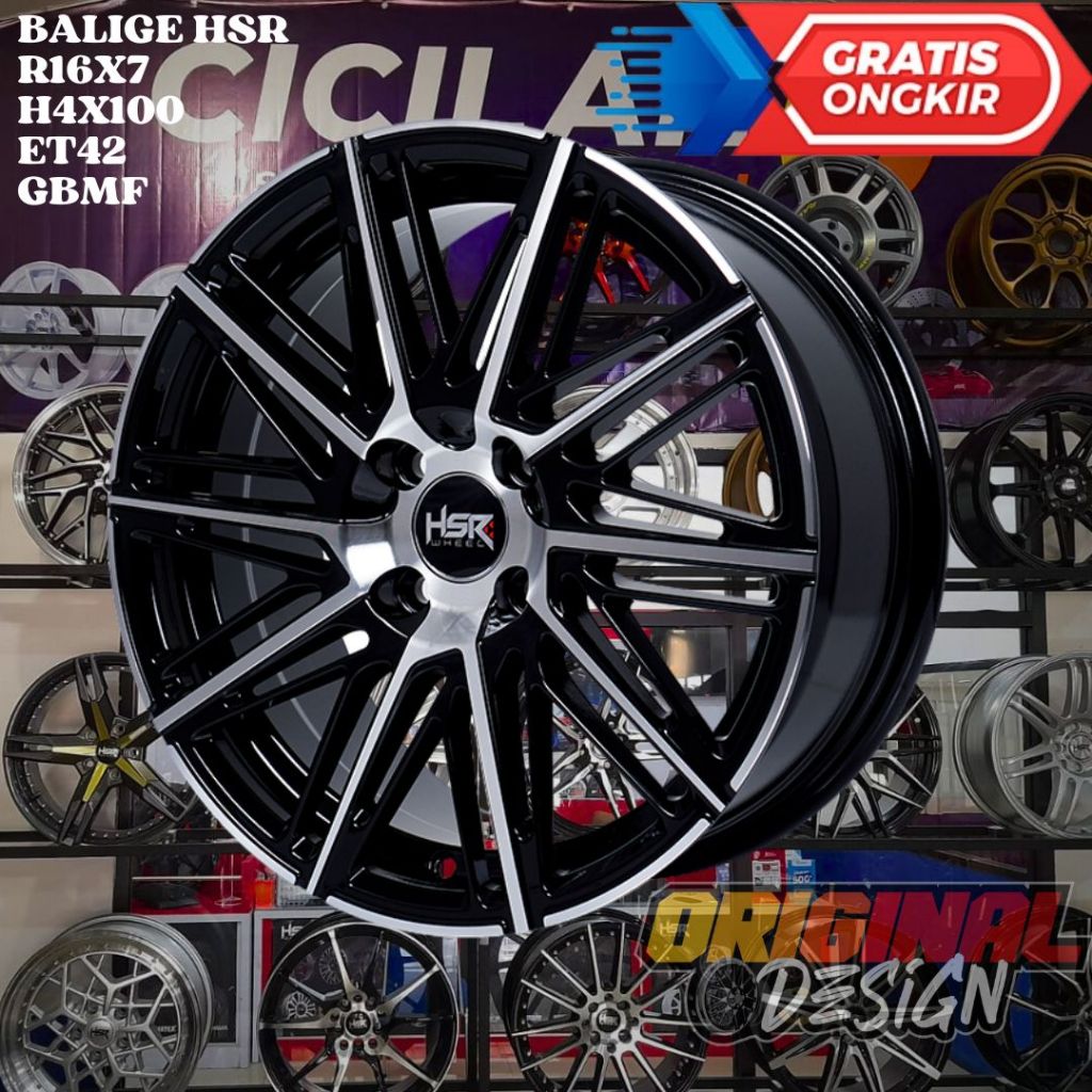 Velg Mobil Yaris , Etios , Raize , Rocky , HSR BALIGE Ring 16 R16 MURAH