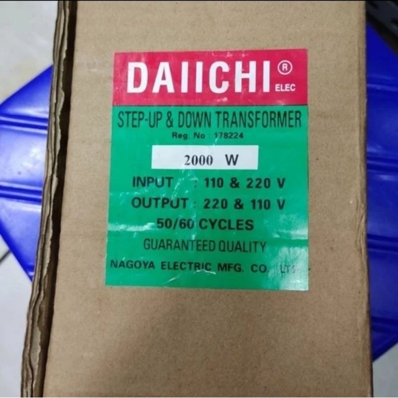 Step Up Down Daiichi 2000Watt