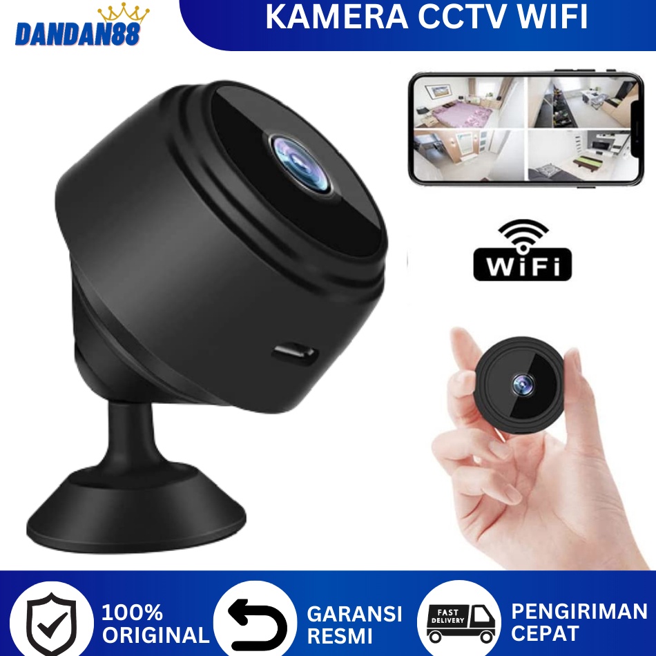 HARGA SPESIAL Kamera Mini Cctv Wifi Camera Mini Tersembunyi Pengintai Keamanan Tanpa Kabel Bisa Samb