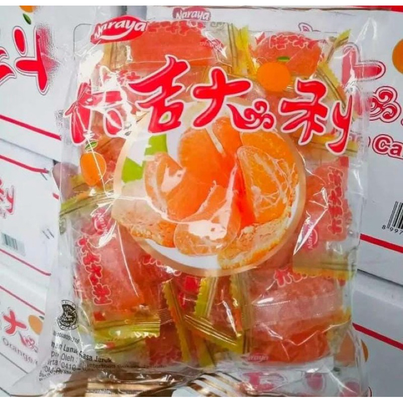 

naraya candi / permen jeruk mandarin 500g