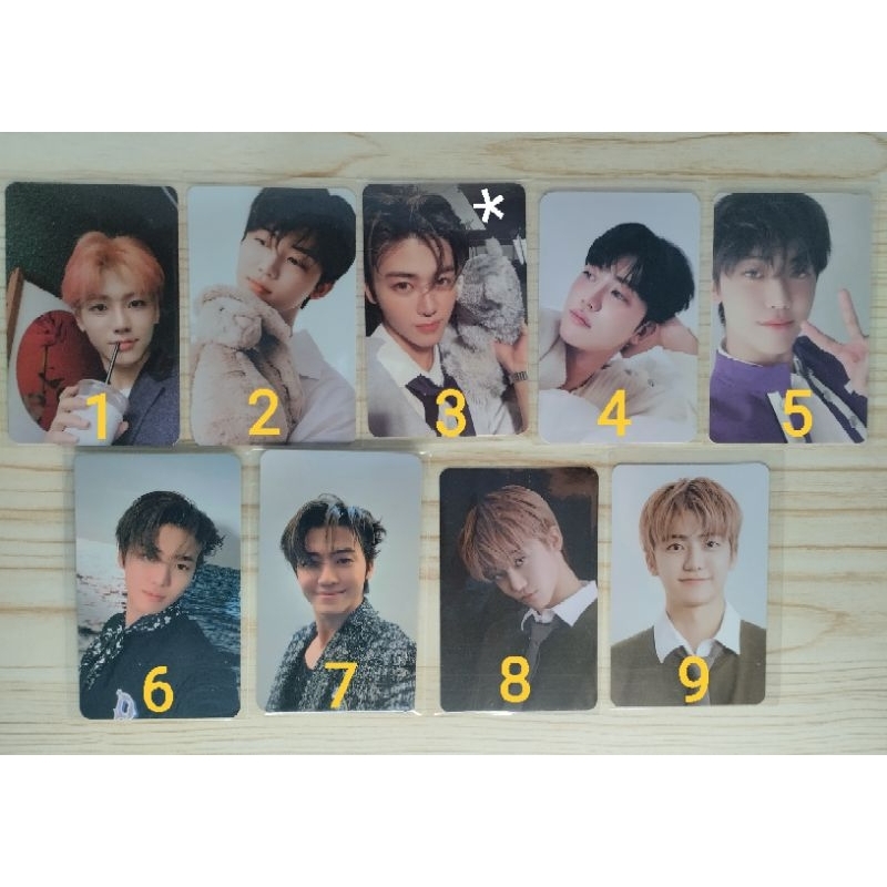 [Ready Stock]Photocard Official Jaemin NCT (Jaemin Pop Ice, Nabon sg22, Nabon ISTJ, pob sg24 yes24, 