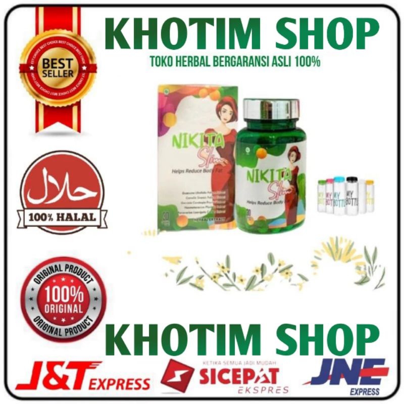 NIKITA SLIM -NIKI SLIM EXTRA STRONG ORIGINAL OBAT DIET PELANGSING BADAN AMAN TAMPA EFEK  SAMPING