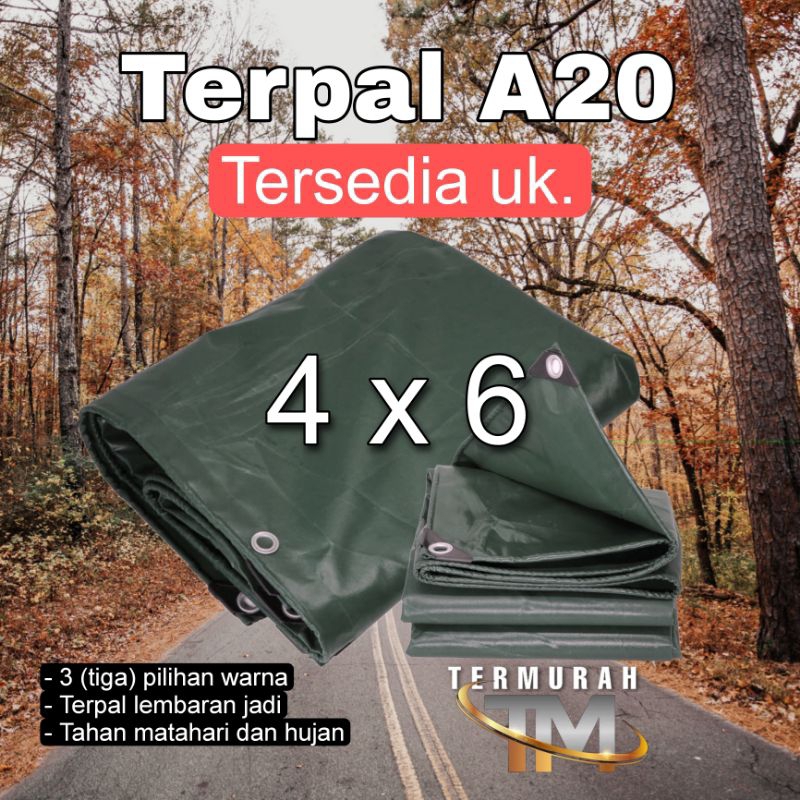 Terpal TERPAULIN A20 KOREA ukuran 4x6 meter