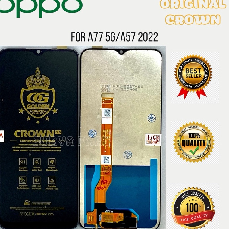 KOI454 TERBARU ORIGINAL QUALITY LCD OPPO A17  A17K  A77  A77S  A57 222 FULLSET